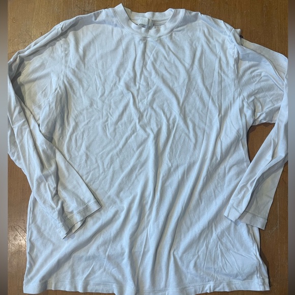 SKIMS off white long sleeve t shirt size large - Picture 1 of 6